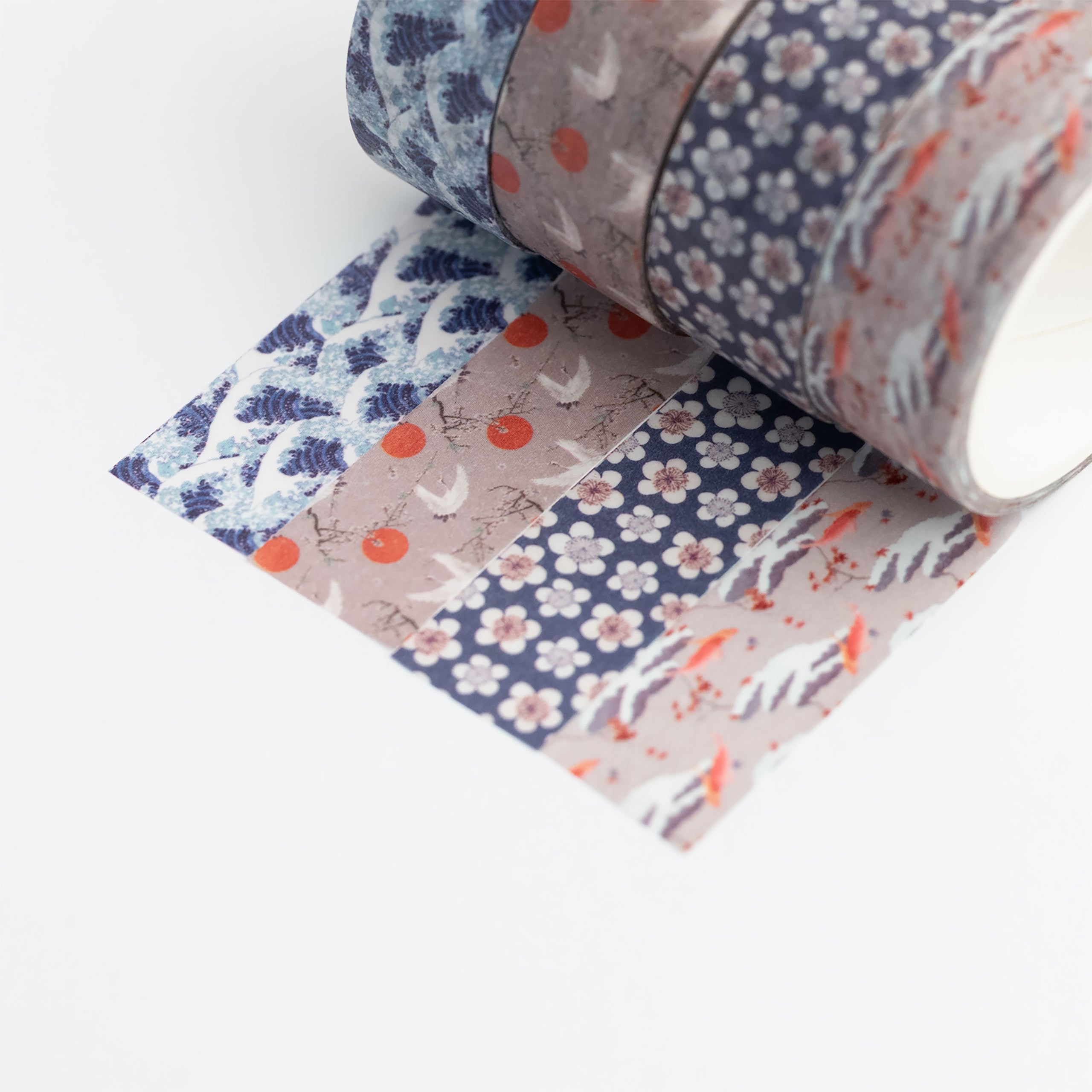 Produktbild Die große Welle vor Kanagawa - Katsushika Hokusai Washi Tapes 4er Set