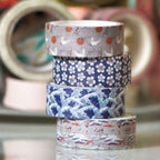 Produktbild Die große Welle vor Kanagawa - Katsushika Hokusai Washi Tapes 4er Set