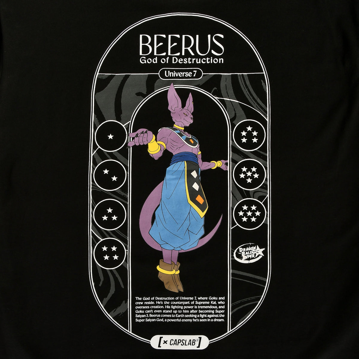 Produktbild Dragon Ball Super - Beerus God of Destruction T-Shirt schwarz