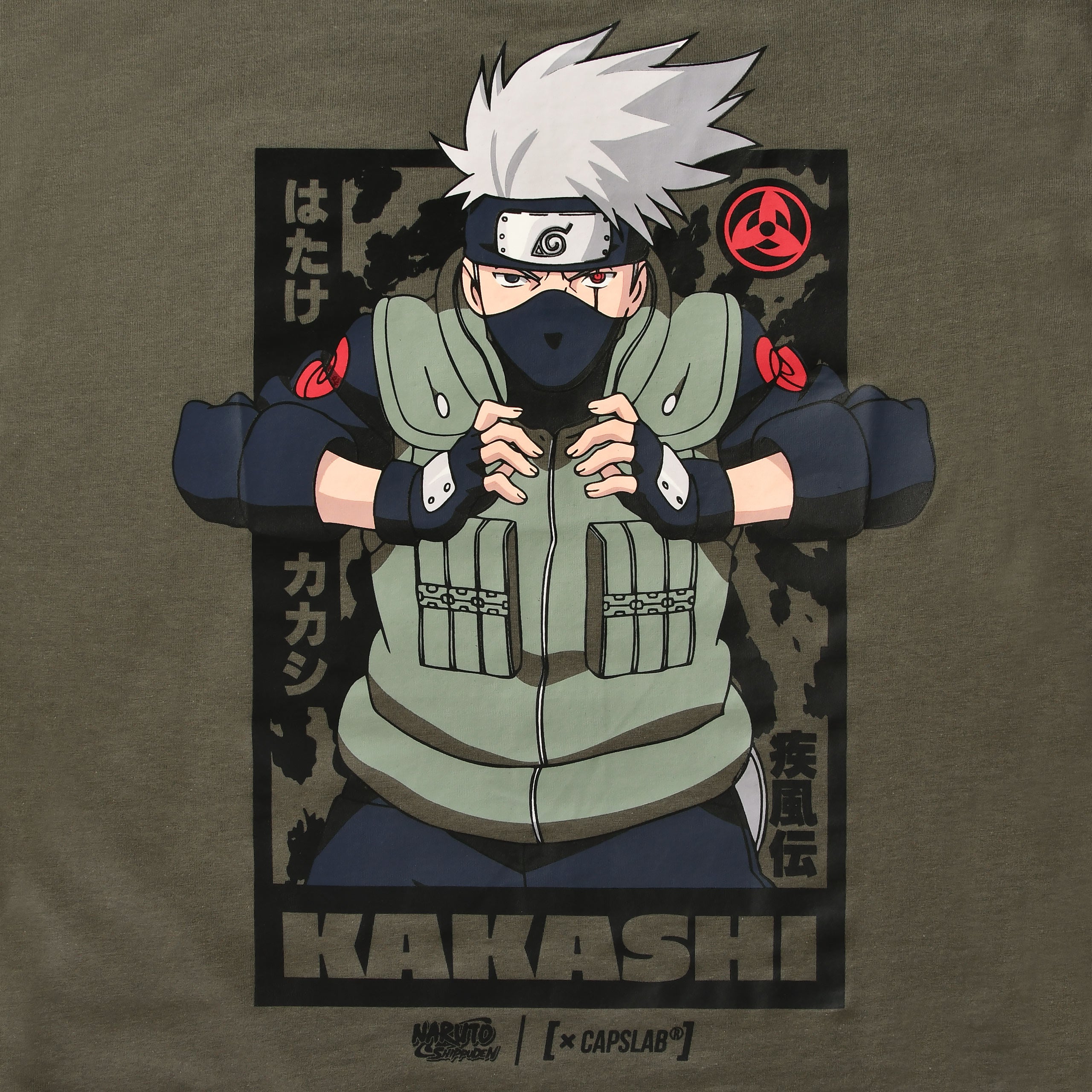 Produktbild Naruto Shippuden - Kakashi T-Shirt grün