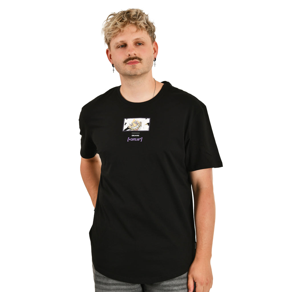 Produktbild One Piece - Monkey D. Luffy Gear 5 Capslab T-Shirt schwarz