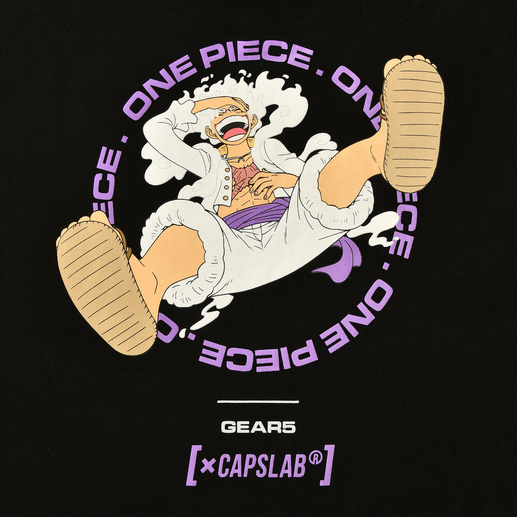 Produktbild One Piece - Monkey D. Luffy Gear 5 Capslab T-Shirt schwarz