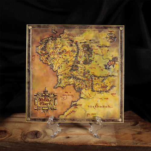 Produktbild Der Herr der Ringe - Karte von Mittelerde Replik limitiert