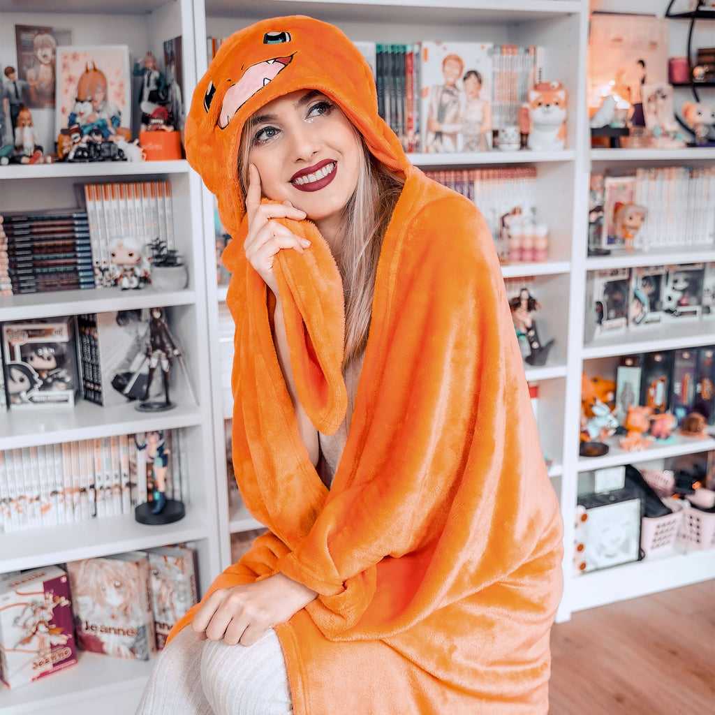 Produktbild Pokemon - Glumanda Decke mit Kapuze