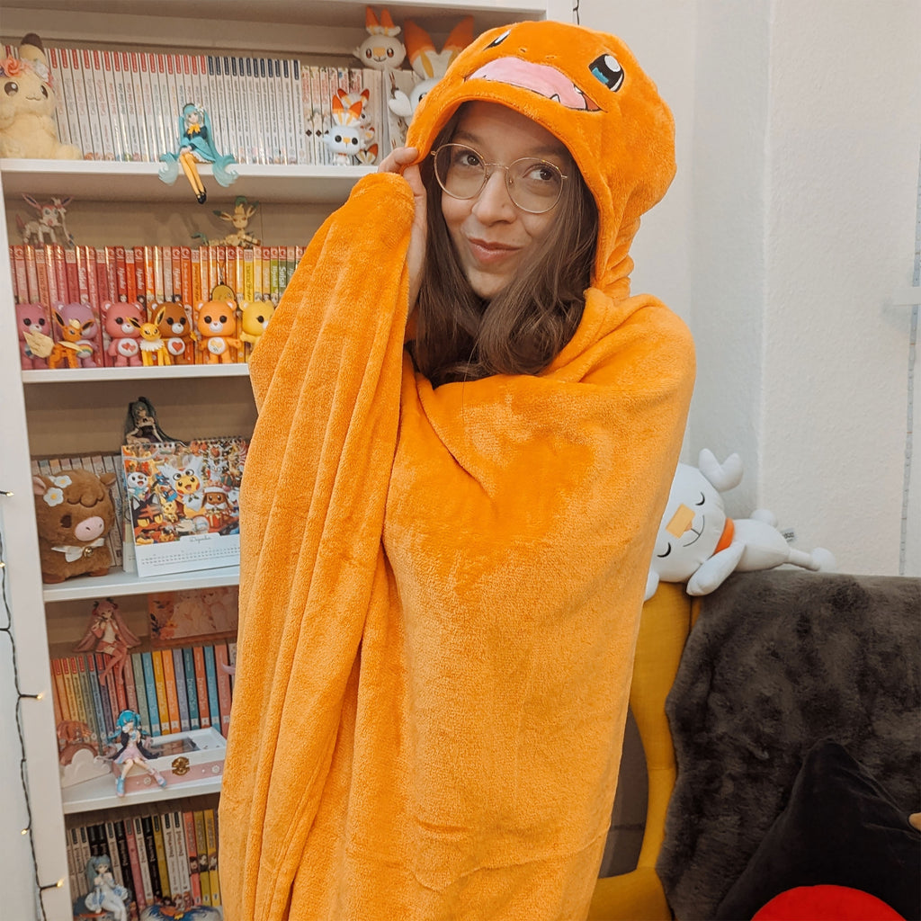 Produktbild Pokemon - Glumanda Decke mit Kapuze