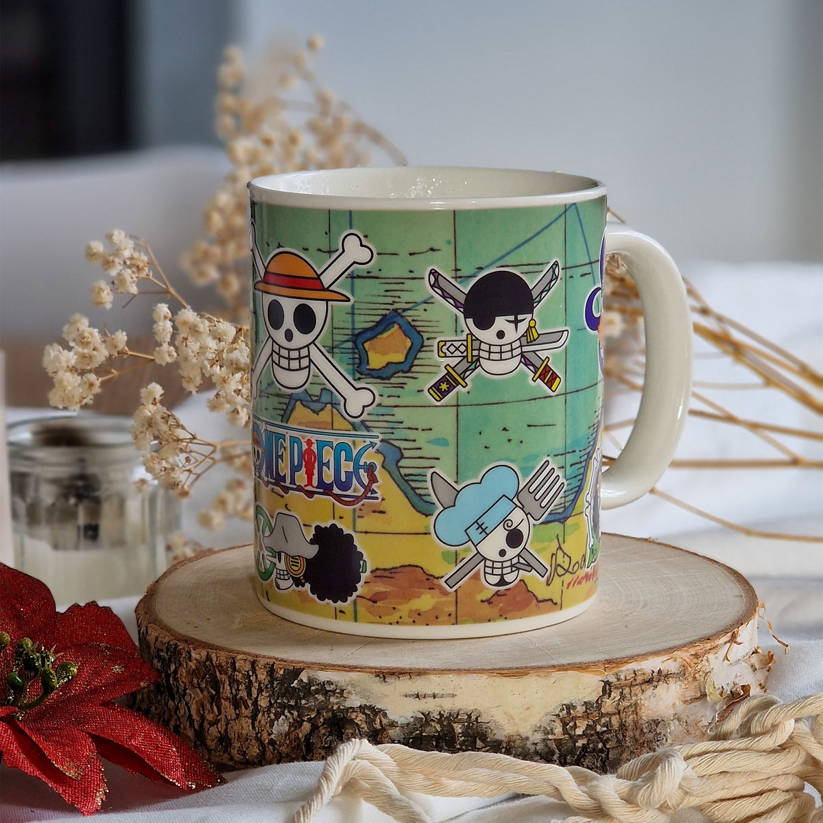 Produktbild One Piece - South Blue Map Thermoeffekt Tasse