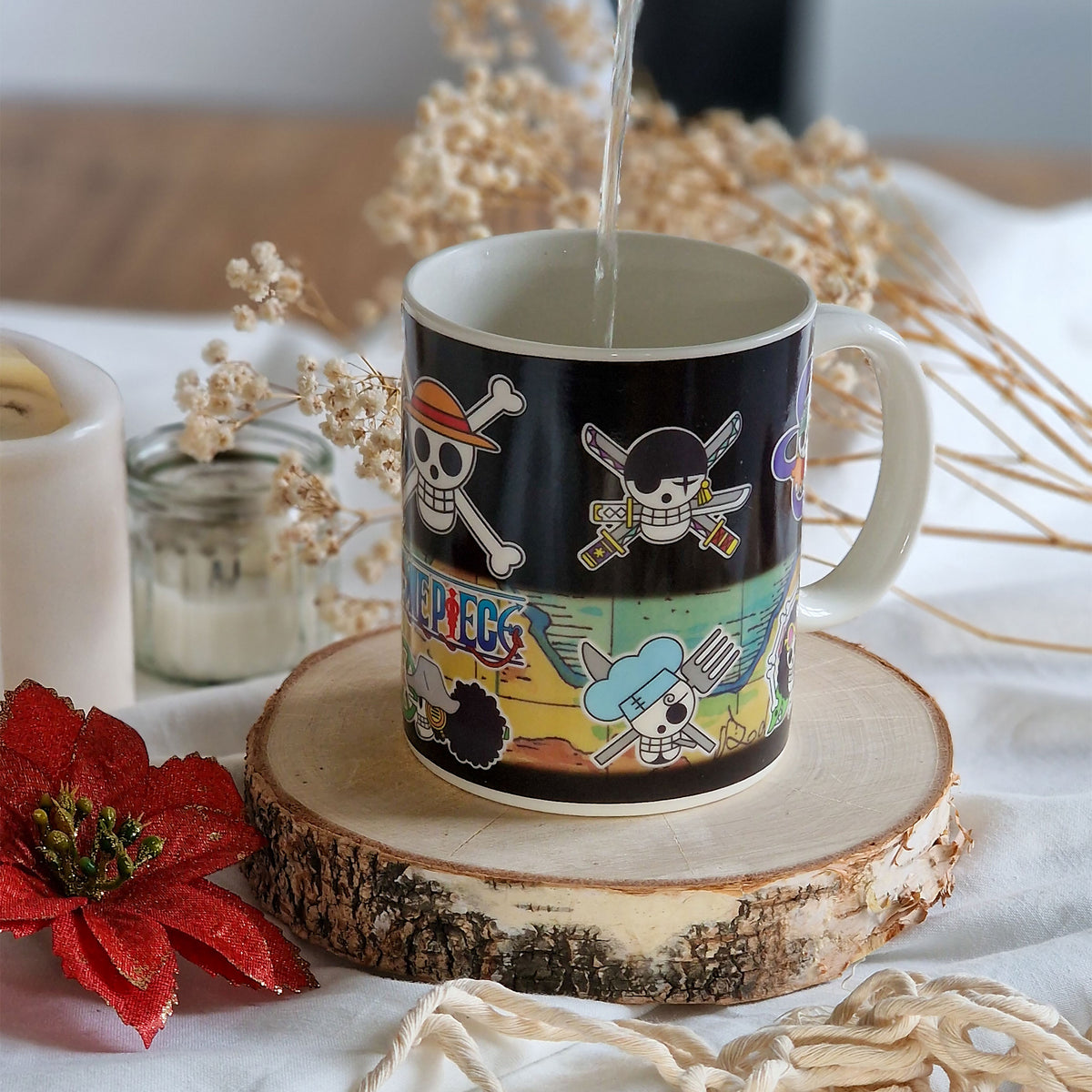 Produktbild One Piece - South Blue Map Thermoeffekt Tasse