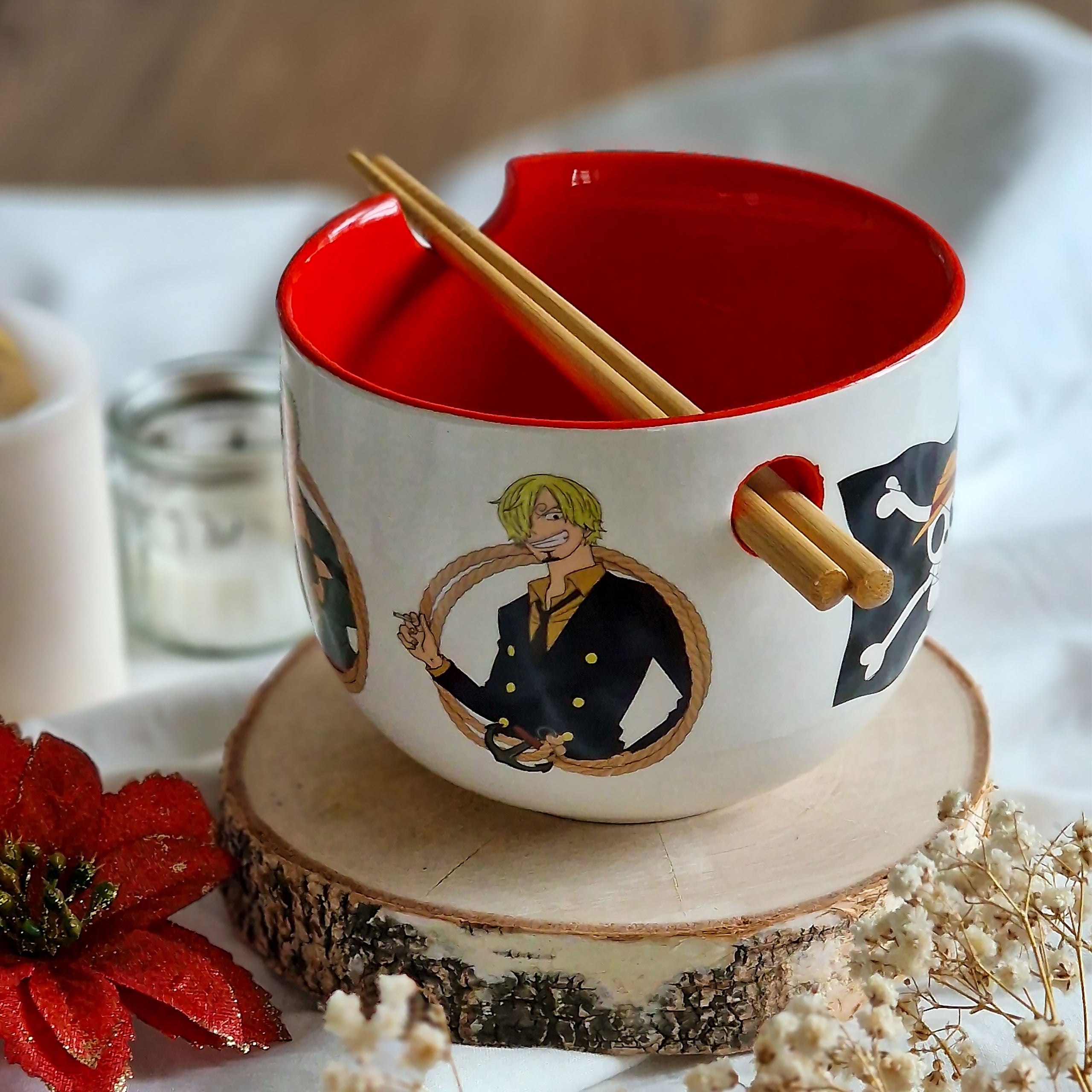 Produktbild One Piece - Monkey D. Luffy Ramen Schale mit Ess-Stäbchen