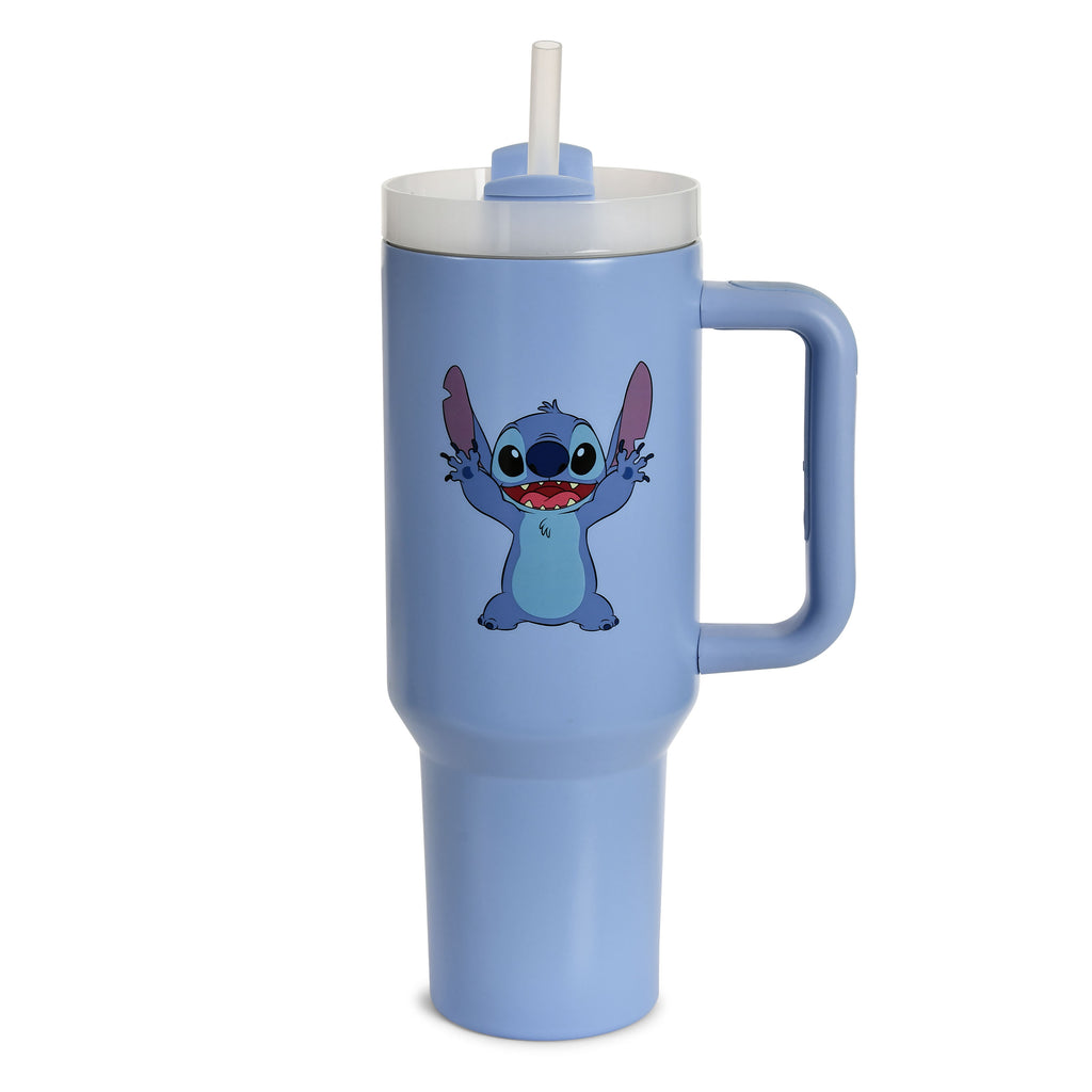 Produktbild Stitch To Go Becher mit Strohhalm - Lilo & Stitch
