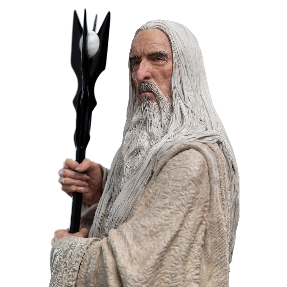 Produktbild Der Herr der Ringe - Saruman Statue mit Feuer von Orthanc Classic Series