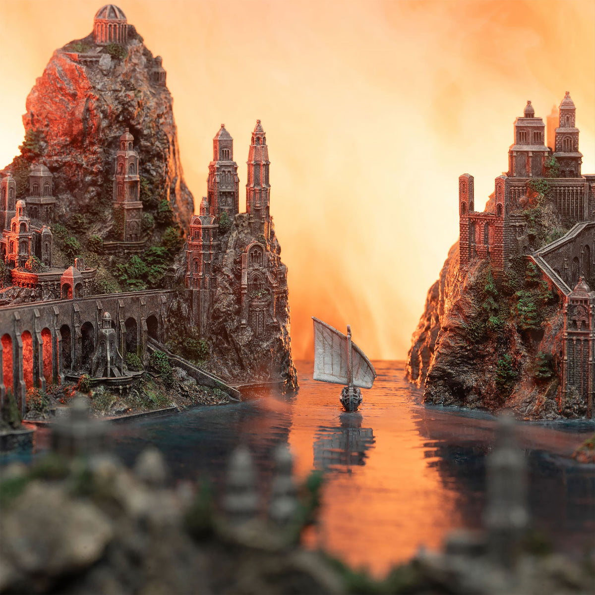 Produktbild Der Herr der Ringe - Die Grauen Anfurten Diorama