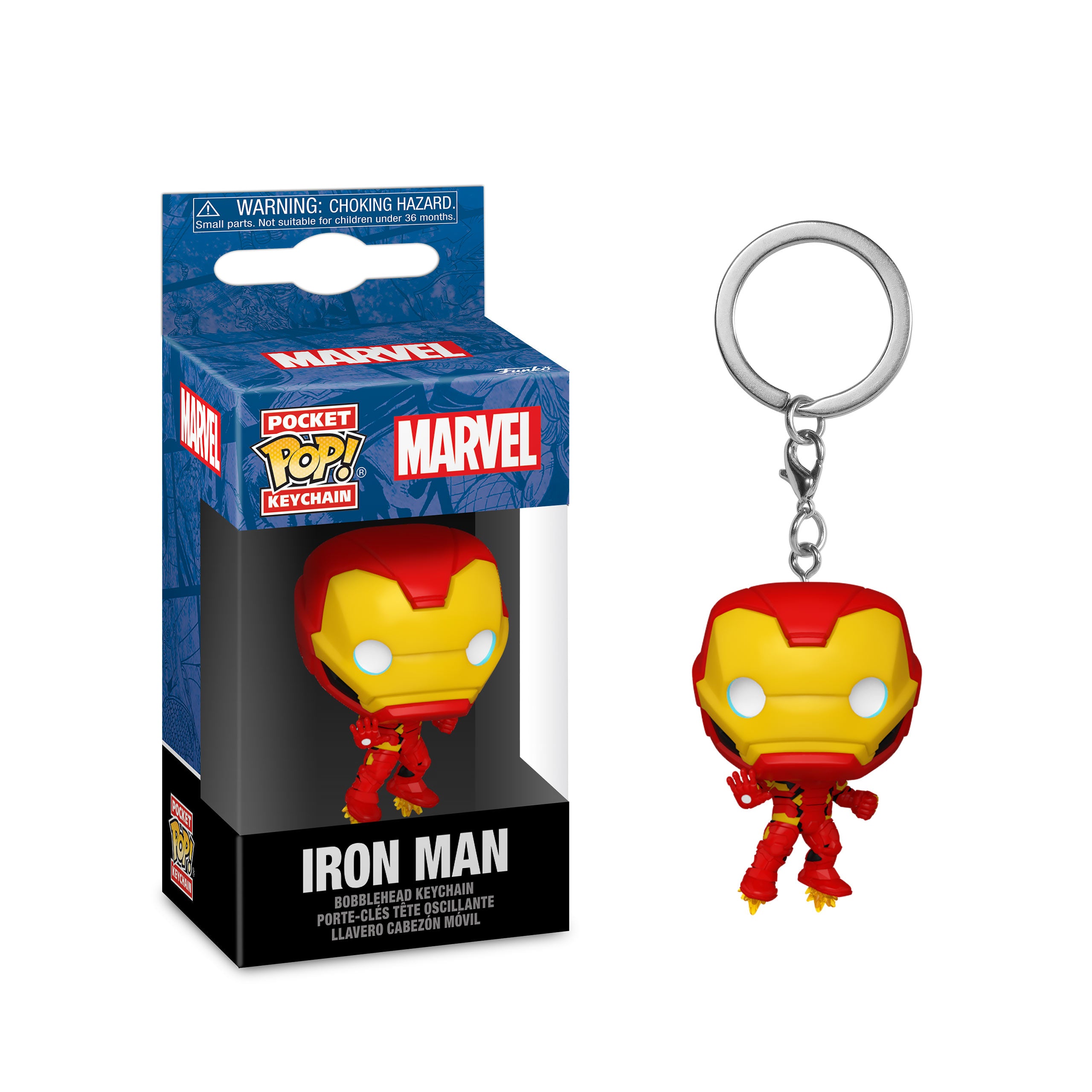 Produktbild Iron Man - Marvel New Classics Funko Pop Schlüsselanhänger