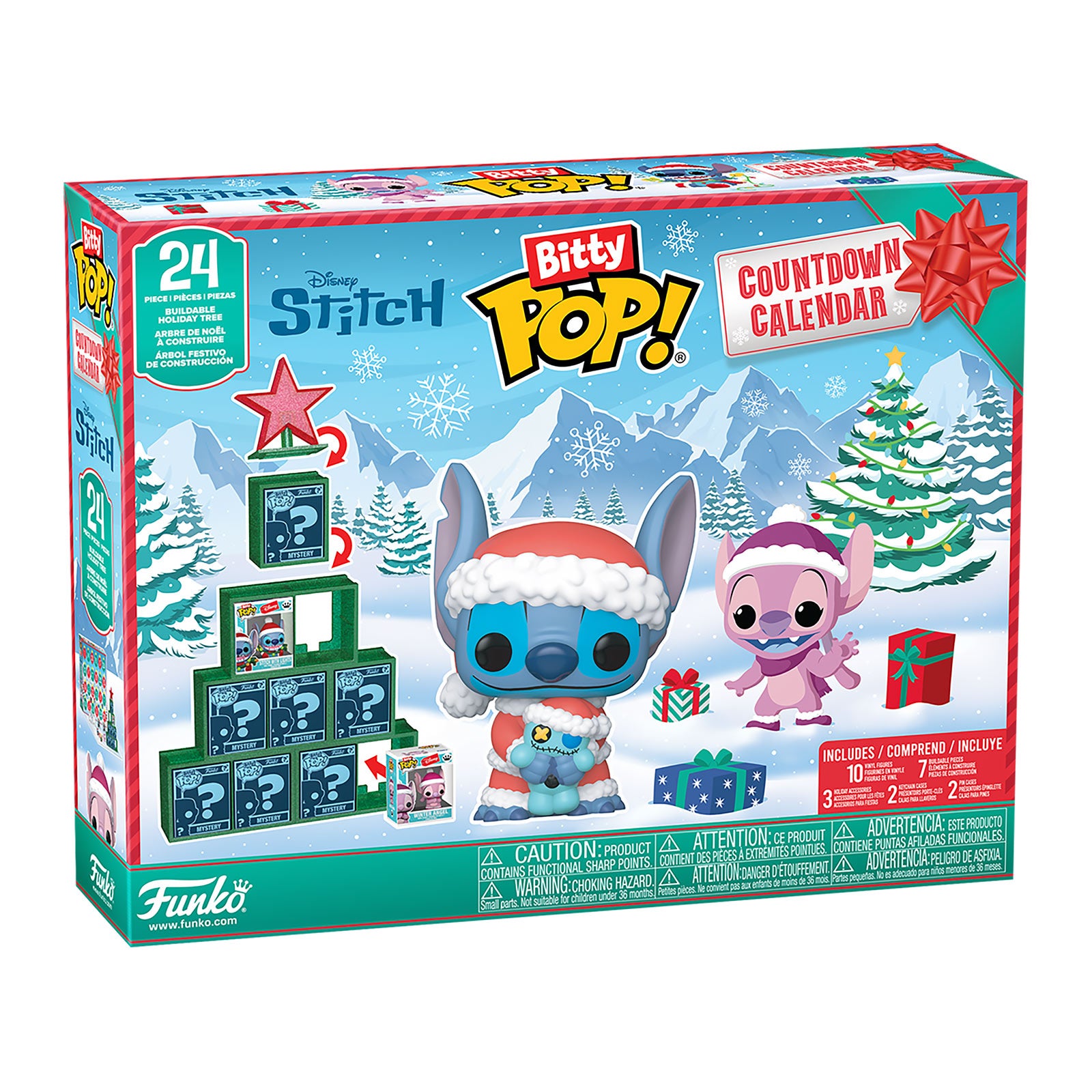 Produktbild Stitch Holiday Bitty Pop Funko Adventskalender - Lilo & Stitch