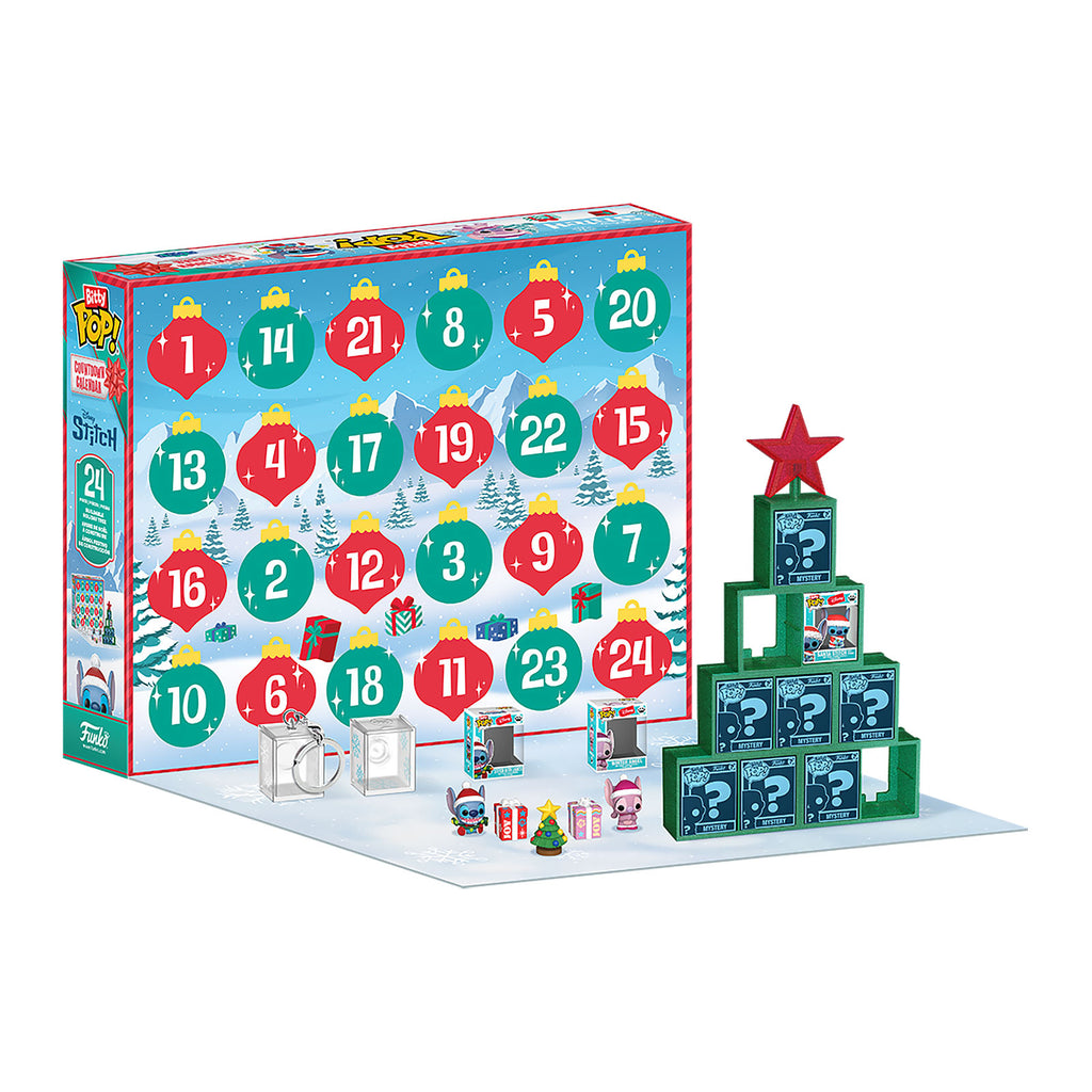 Produktbild Stitch Holiday Bitty Pop Funko Adventskalender - Lilo & Stitch