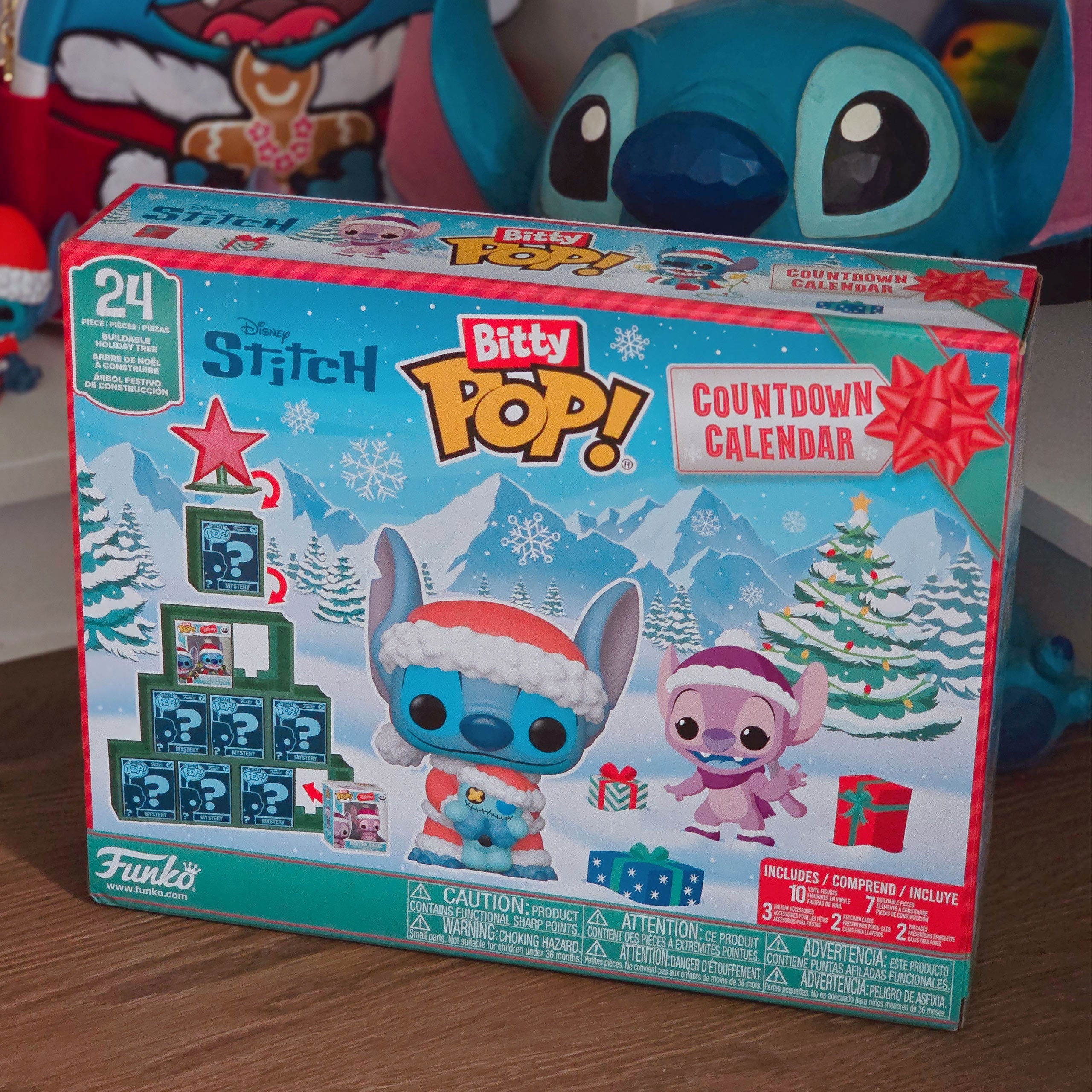 Produktbild Stitch Holiday Bitty Pop Funko Adventskalender - Lilo & Stitch