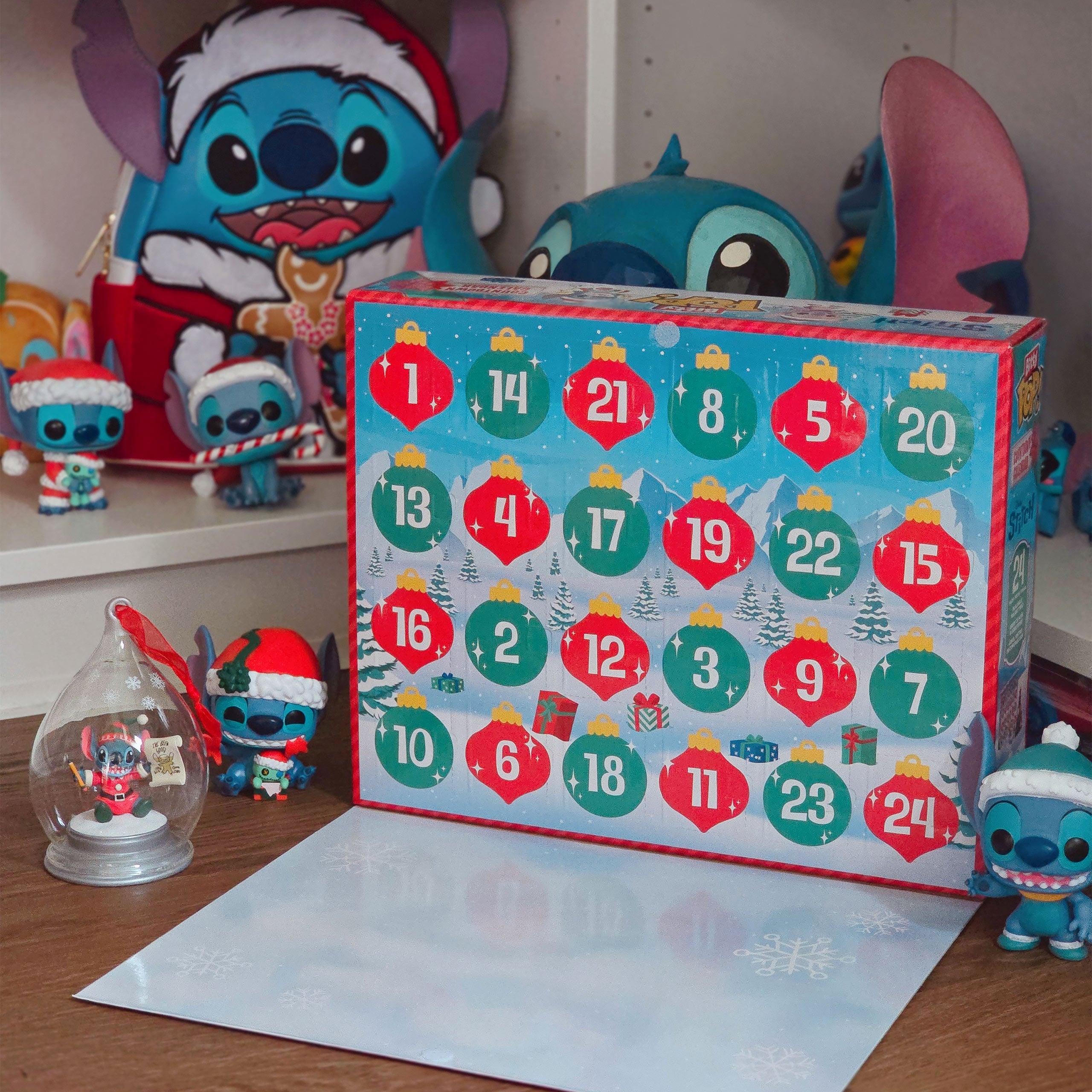 Produktbild Stitch Holiday Bitty Pop Funko Adventskalender - Lilo & Stitch