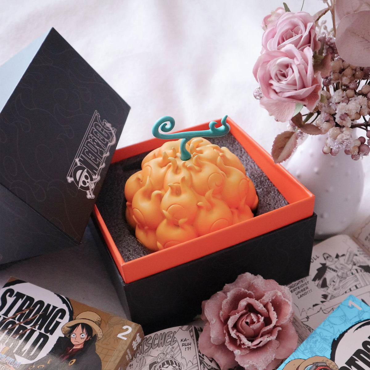 Produktbild Mera Mera Teufelsfrucht Replik in Geschenkbox - One Piece