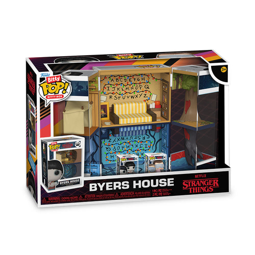 Produktbild Stranger Things - Byers House Funko Bitty Pop Display mit 2 Figuren