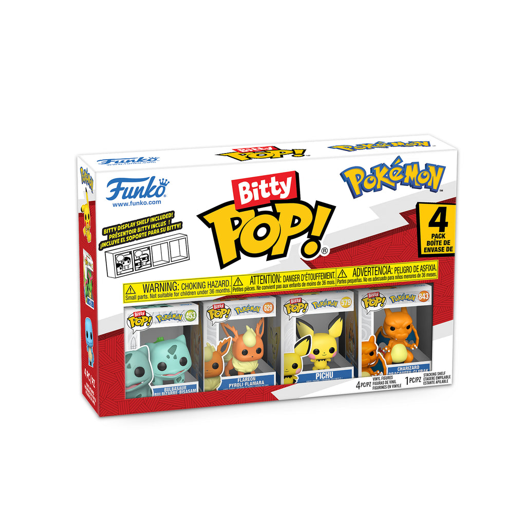 Pokemon - Bisasam and Friends Funko Bitty Pop 4er Figuren Set Serie 3