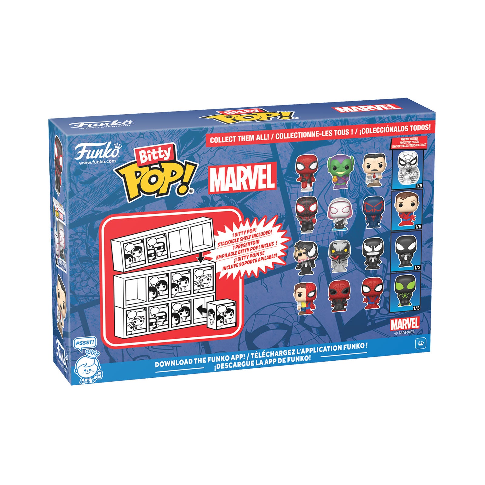 Produktbild Marvel - Spider-Man Funko Bitty Pop 4er Figuren Set Serie 3