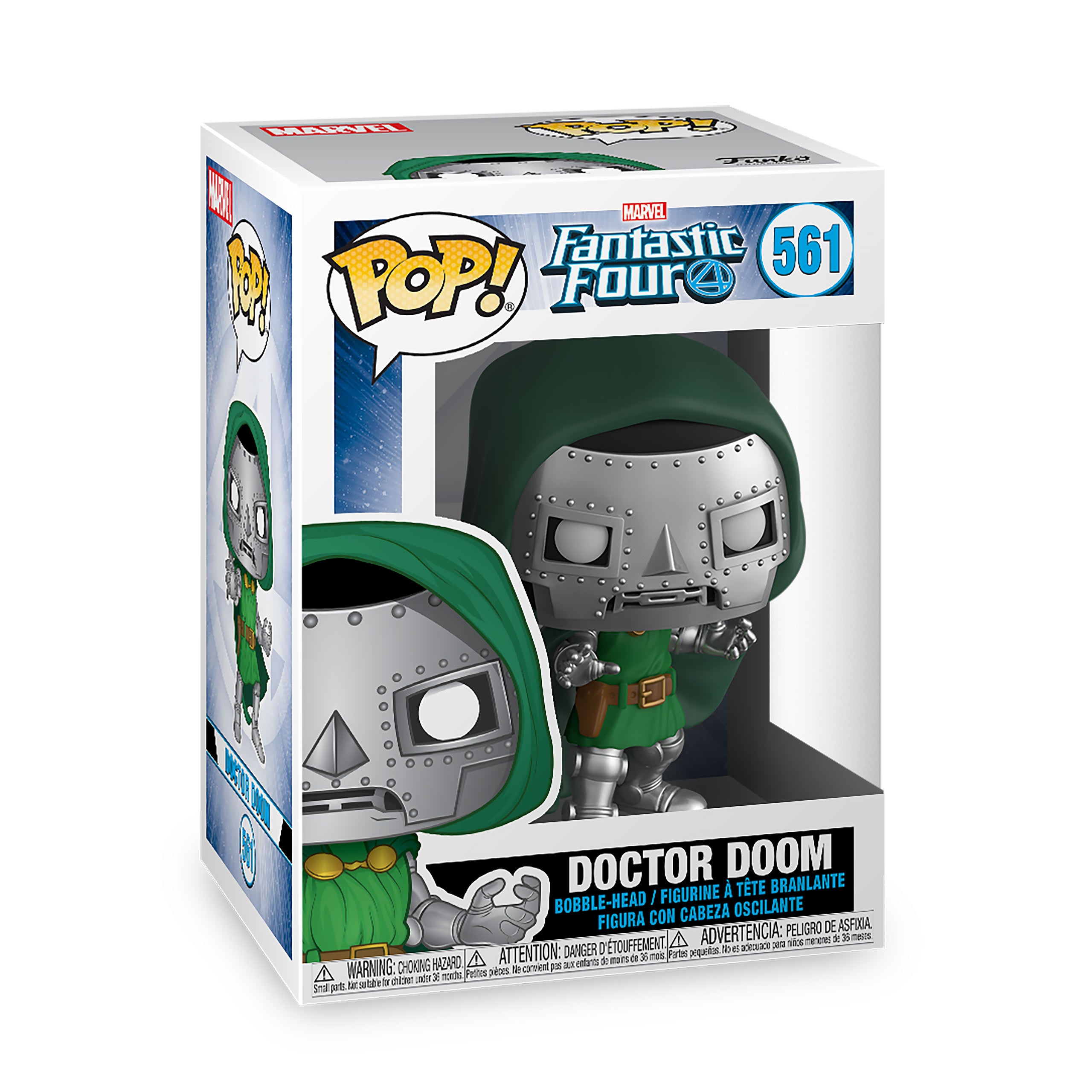 Produktbild Fantastic Four - Doctor Doom Funko Pop Wackelkopf-Figur