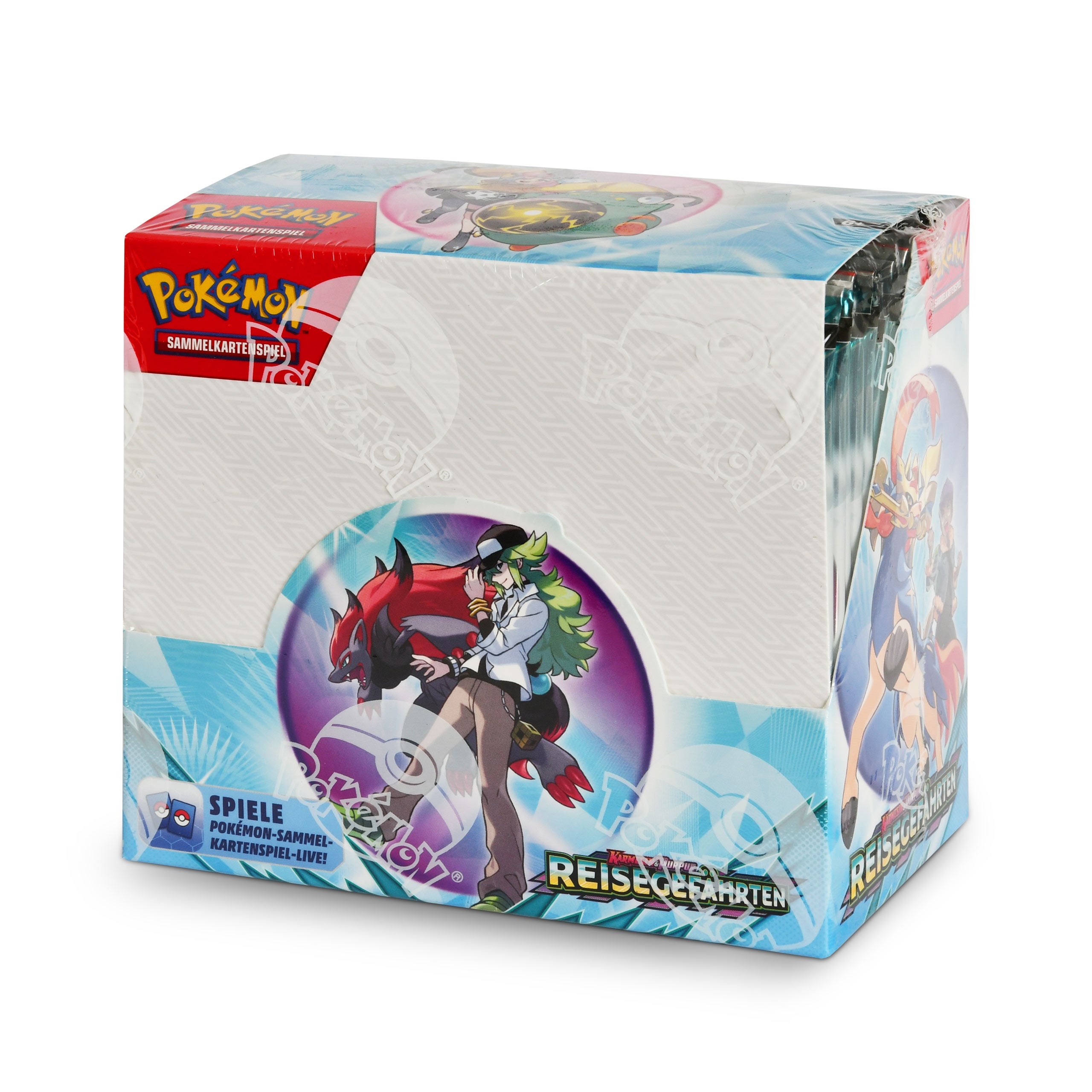 Produktbild Pokemon - Karmesin & Purpur Reisegefährten Sammelkarten Blister Display