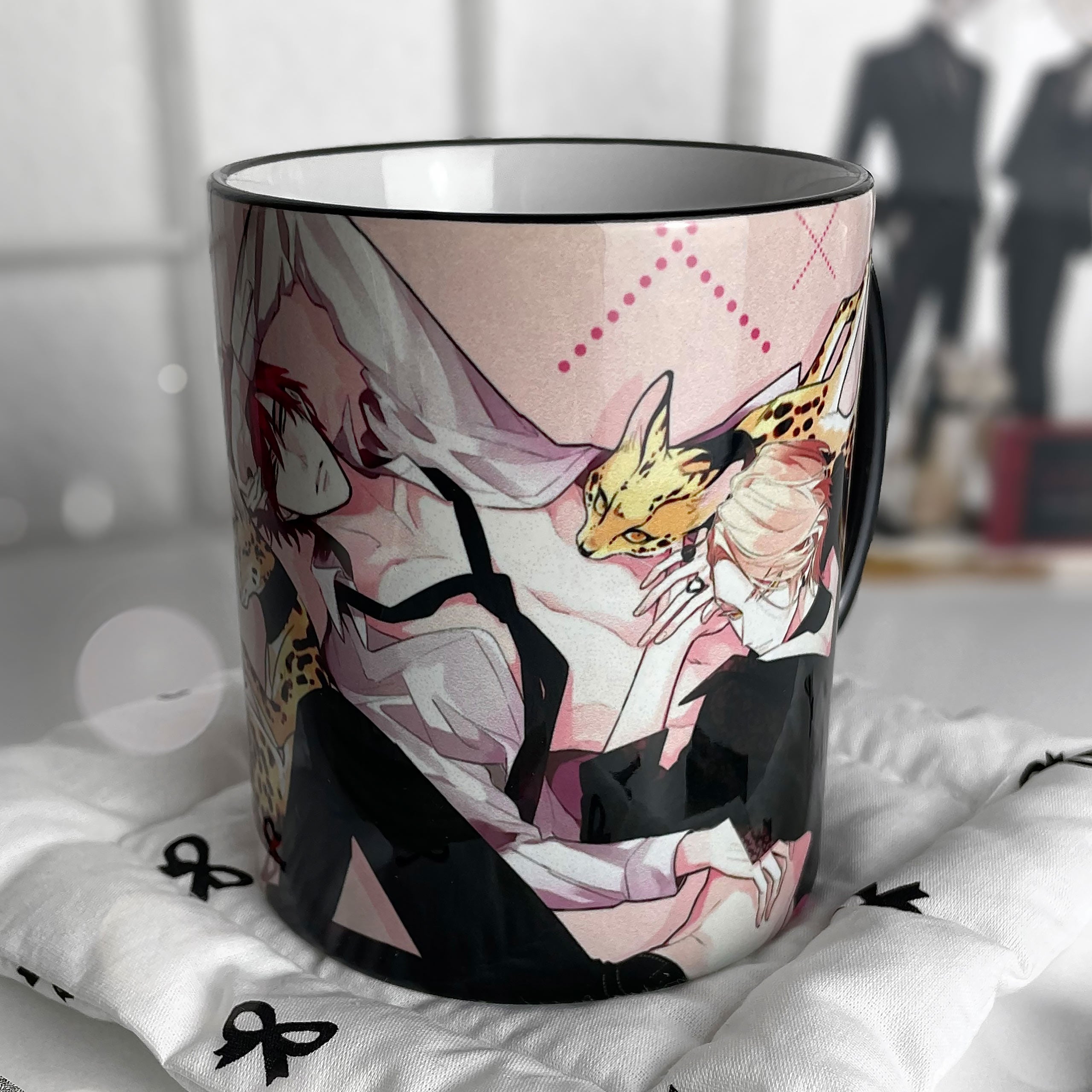 Produktbild Shizuma und Minato Cats Tasse für Therapy Game Fans