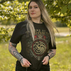 Produktbild Game of Thrones - Targaryen Ornaments T-Shirt schwarz
