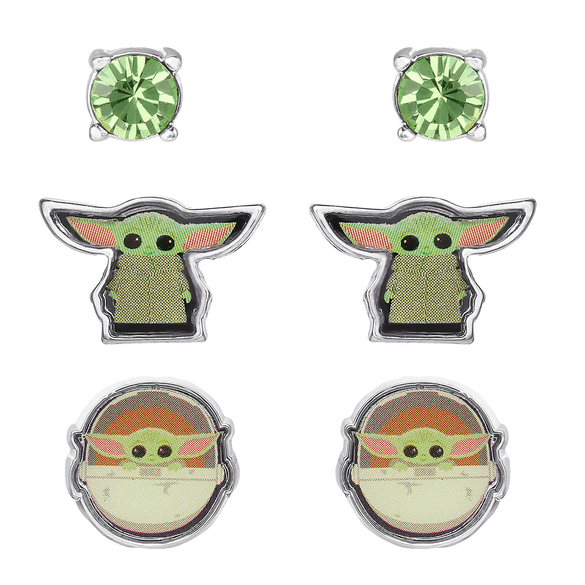 Produktbild Grogu Ohrstecker 3er Geschenkset - Star Wars The Mandalorian