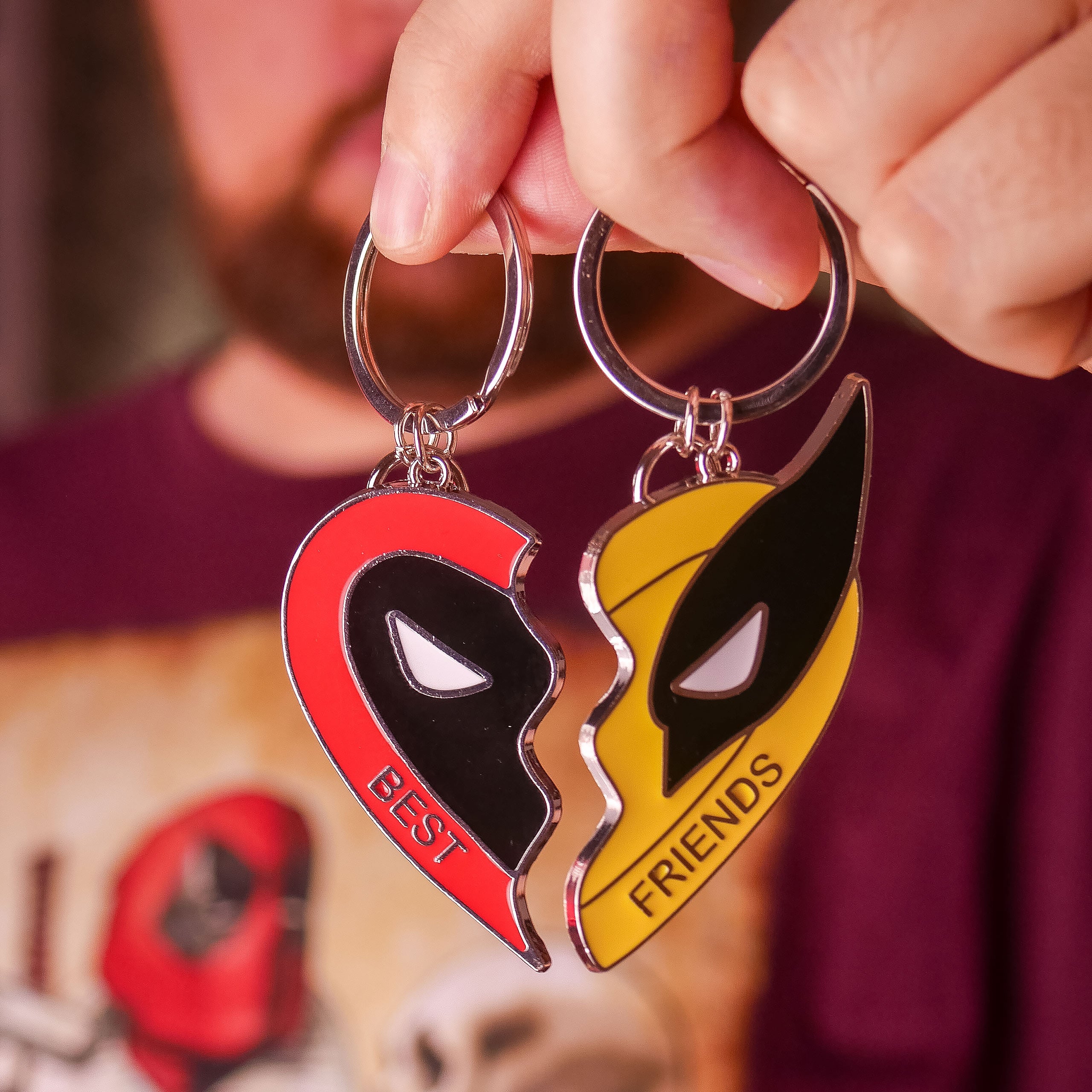 Produktbild Deadpool und Wolverine - Best Friends Schlüsselanhänger 2er Set