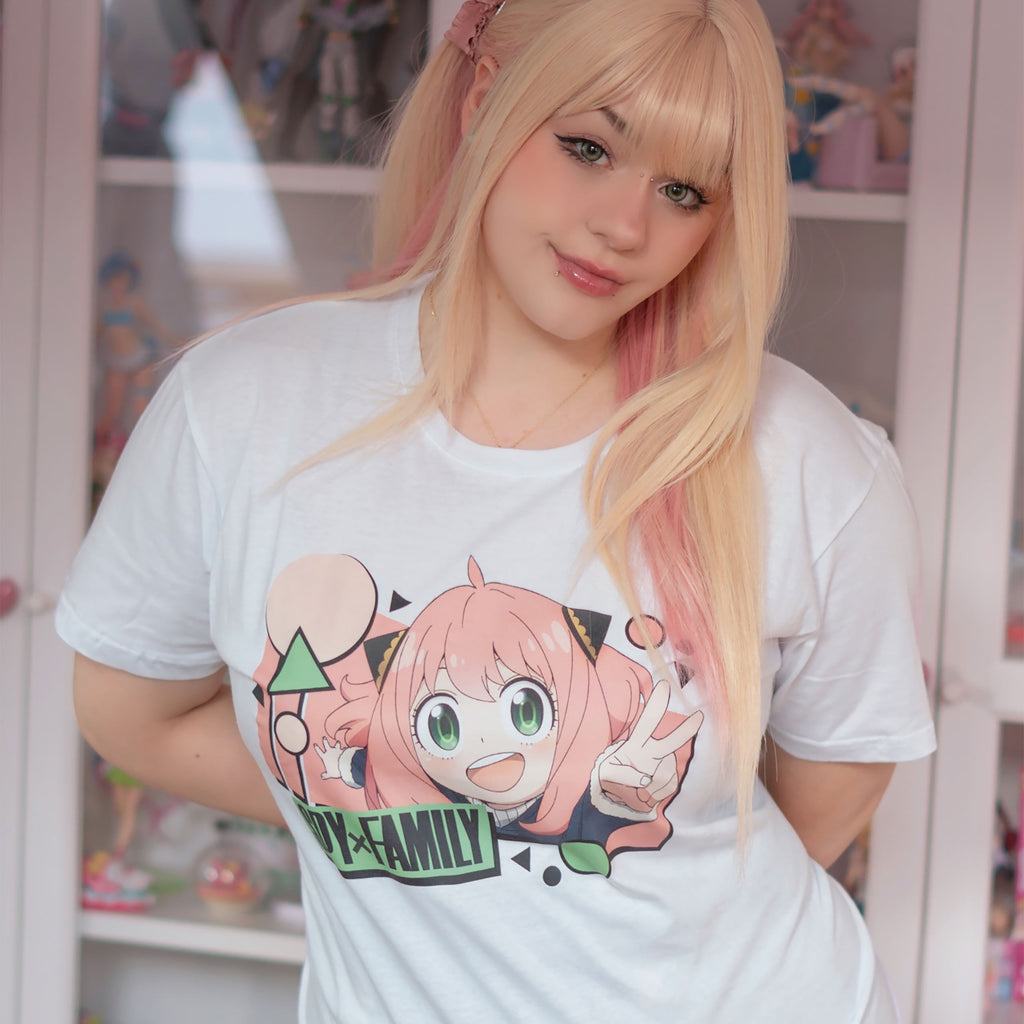 Spy x Family - Anya Flash T-Shirt weiß
