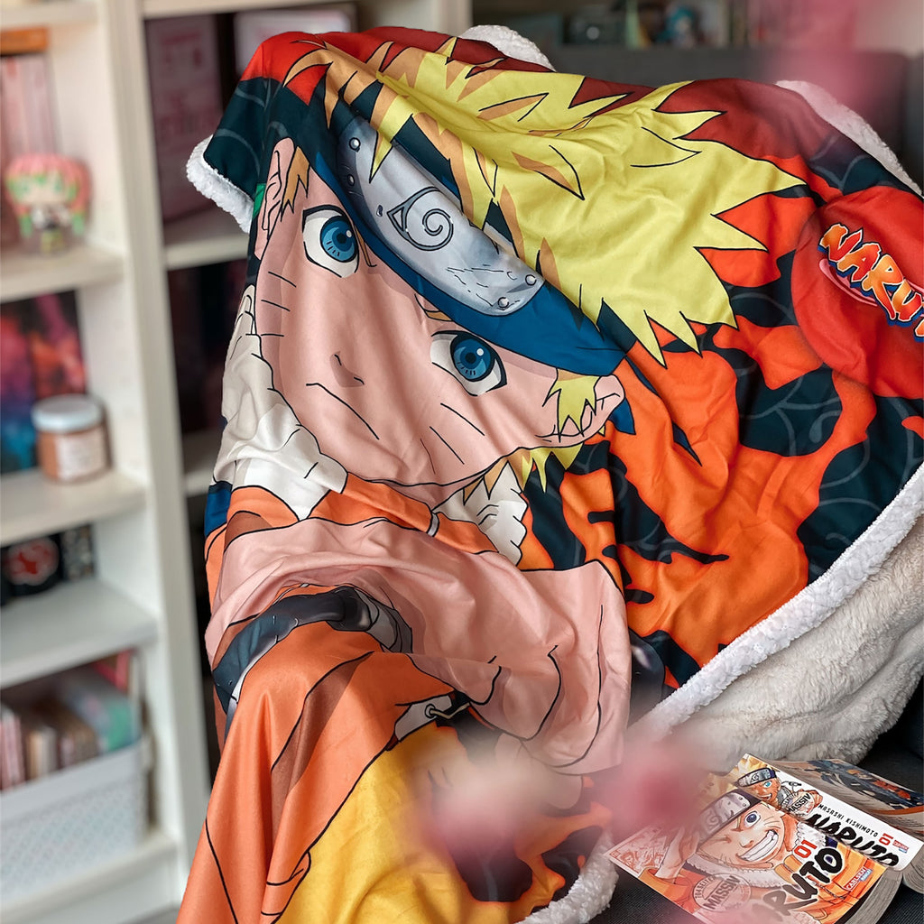 Produktbild Naruto Shippuden - Flauschdecke mit Teddyfell