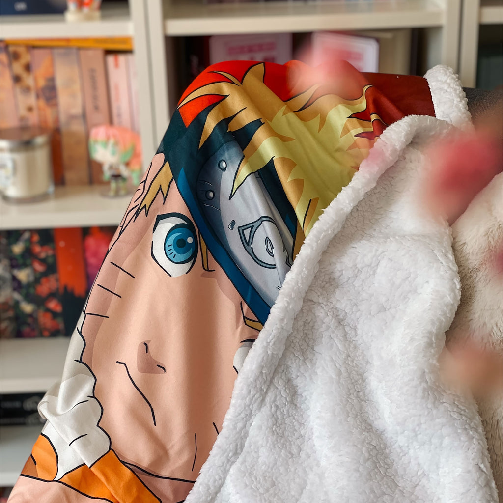 Produktbild Naruto Shippuden - Flauschdecke mit Teddyfell