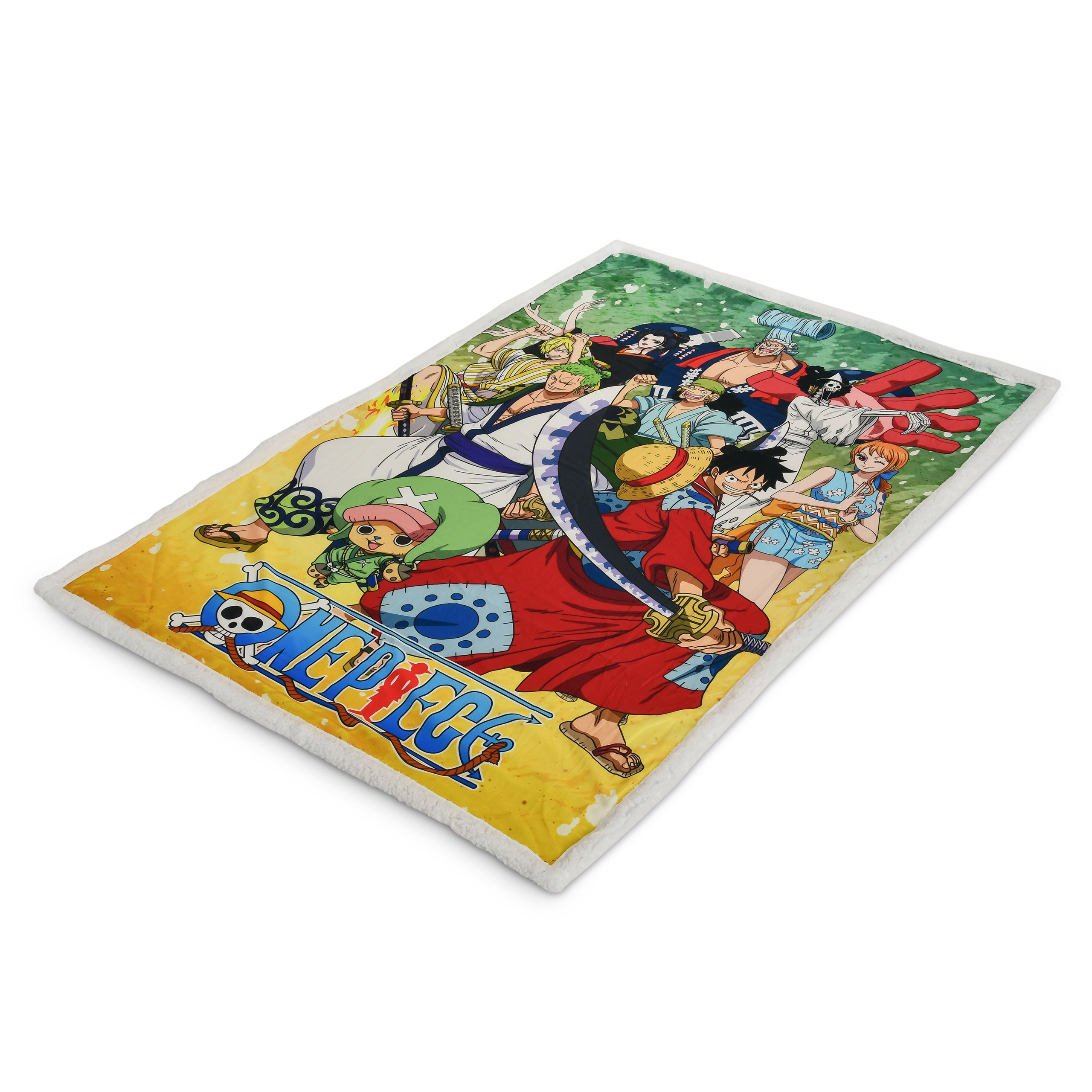Product image One Piece - Group Plush Blanket with Teddy Fleece