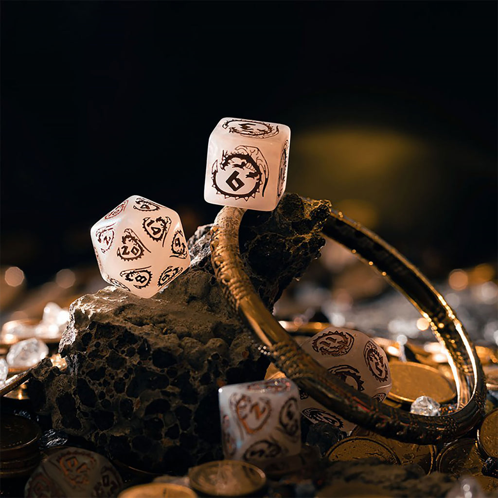 Produktbild Dragons - Quartz RPG Würfel Set 7tlg