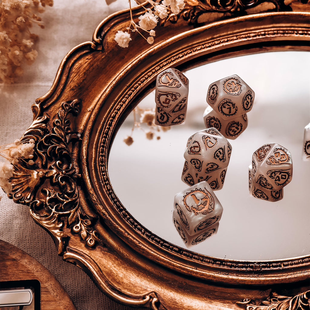 Produktbild Dragons - Quartz RPG Würfel Set 7tlg