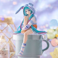 Produktbild Hatsune Miku - Miku Rabbit Ear Hood Pajama Blue Noodle Stopper Figur