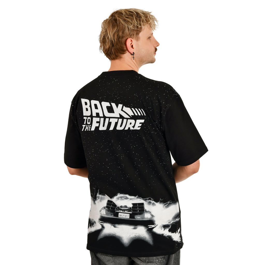 Produktbild Zurück in die Zukunft - DeLorean Oversize T-Shirt schwarz