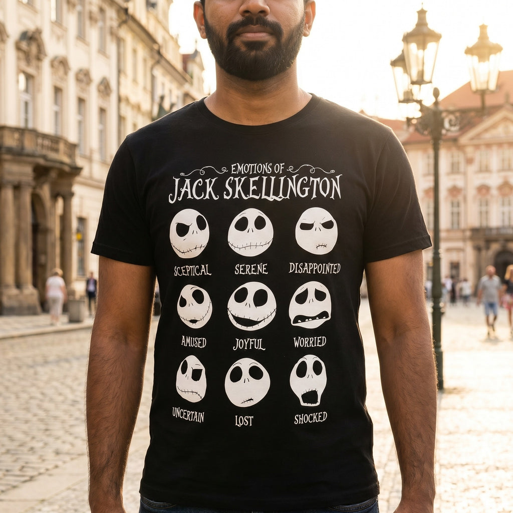 Produktbild Nightmare Before Christmas - Jack Emotions T-Shirt Damen schwarz