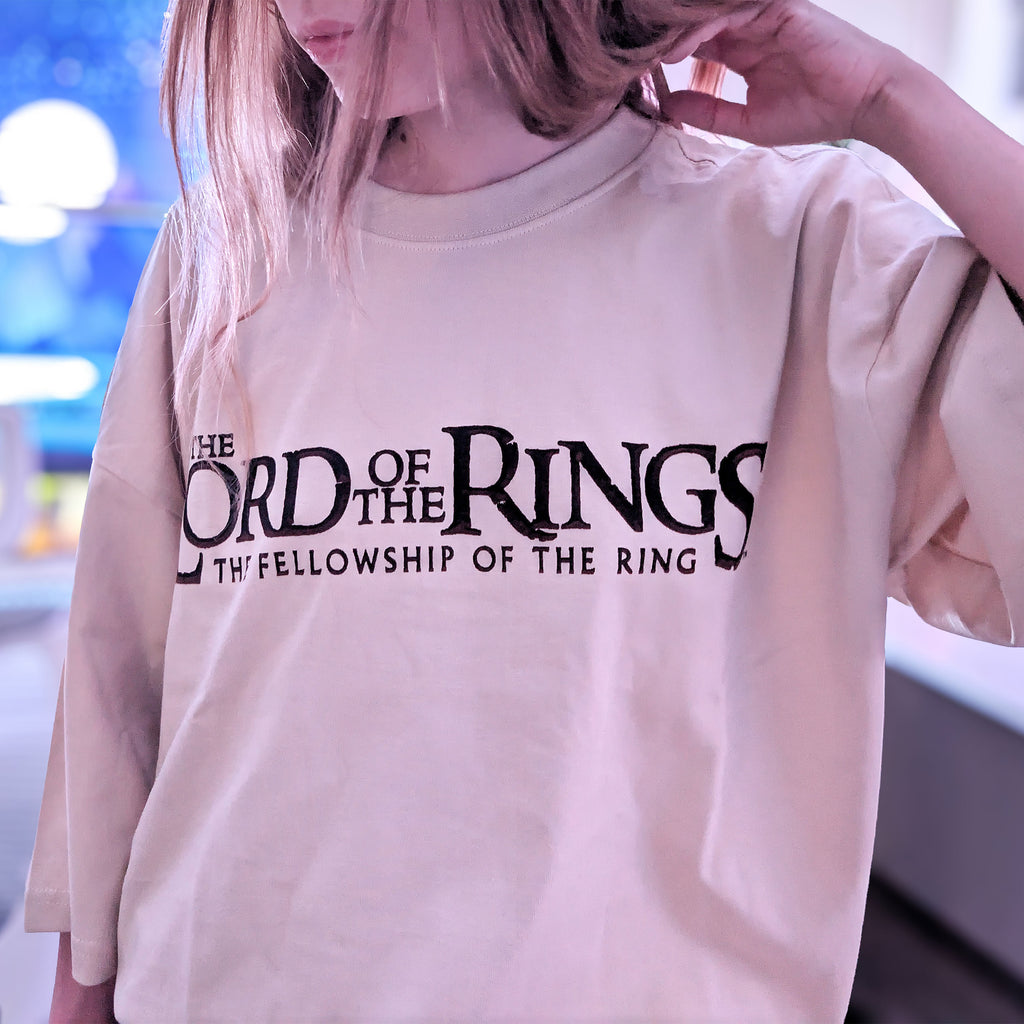 Produktbild Der Herr der Ringe - Gefährten Rohan und Gondor Oversize T-Shirt beige