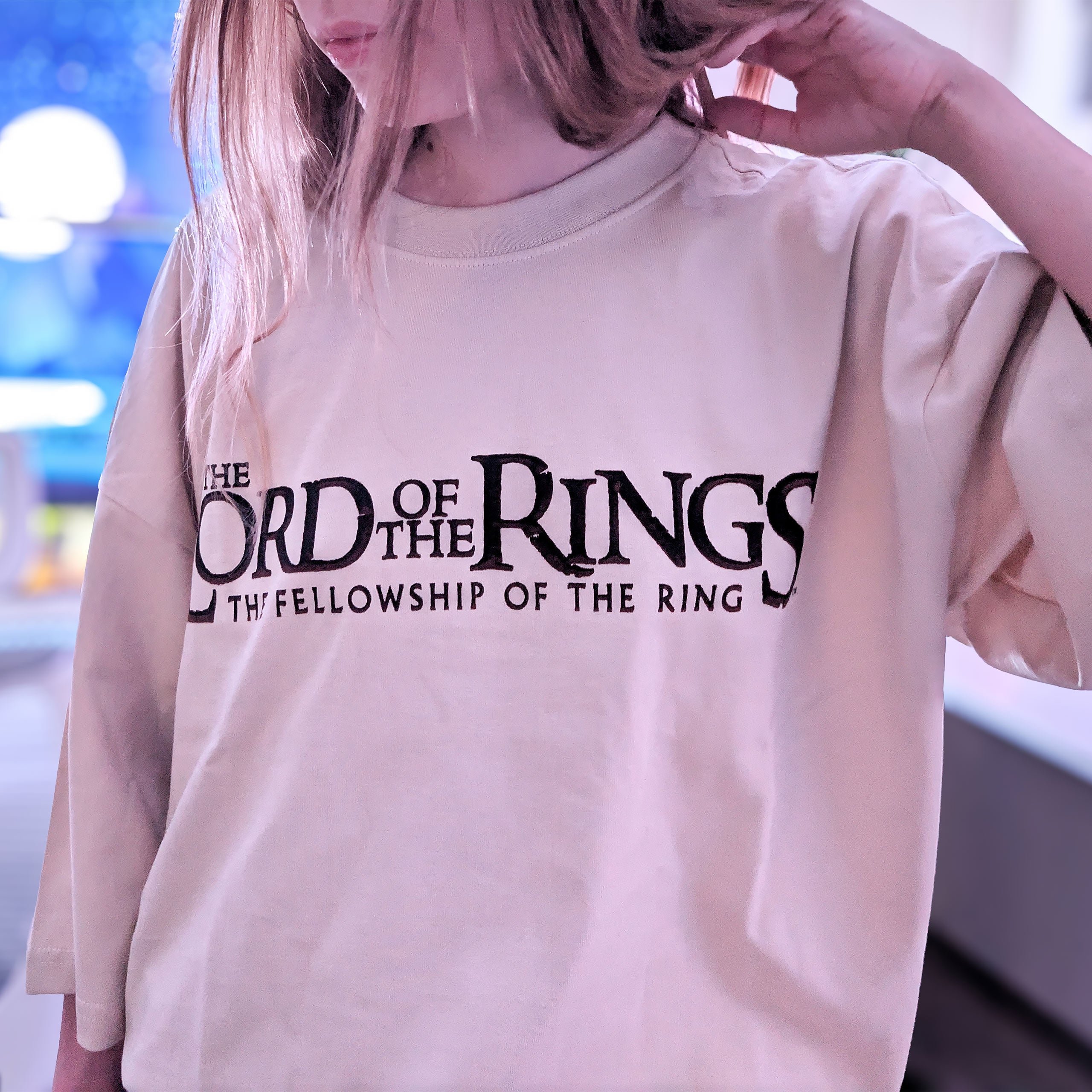 Produktbild Der Herr der Ringe - Gefährten Rohan und Gondor Oversize T-Shirt beige