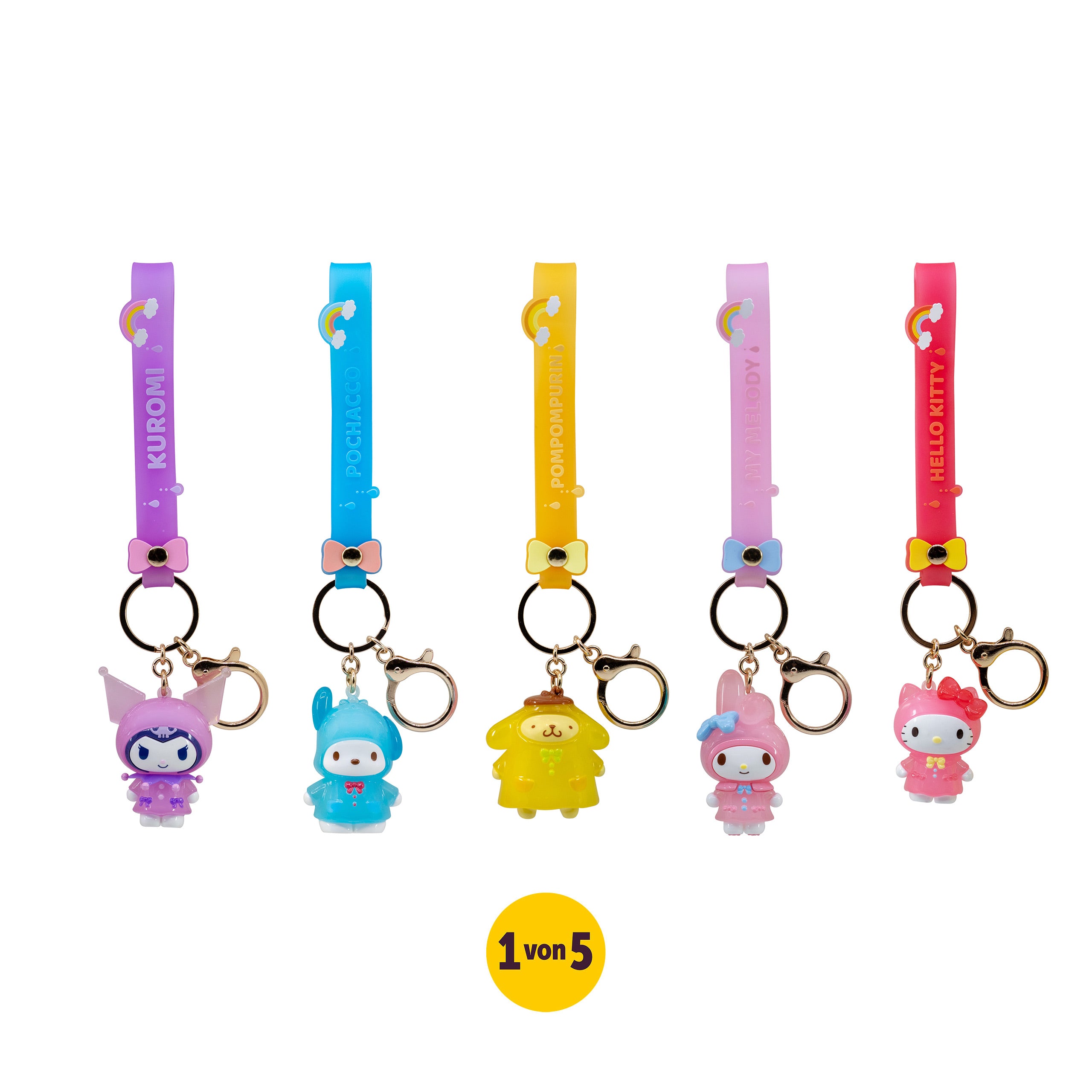 Produktbild Hello Kitty and Friends - Raincoat Series Mystery Schlüsselanhänger YuMe