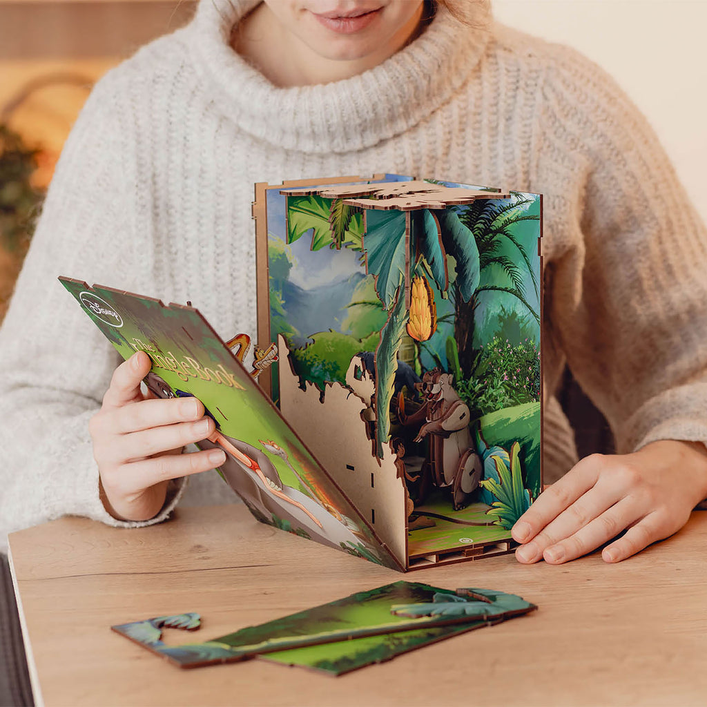 Produktbild Disney - Das Dschungelbuch Book Nook Modell Bausatz Holz