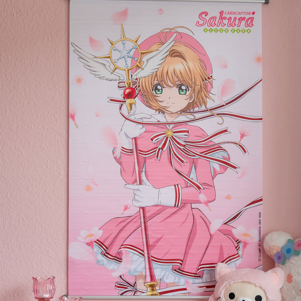 Product image Card Captor Sakura: Clear Card - Sakura Cherry Blossoms Wall Scroll