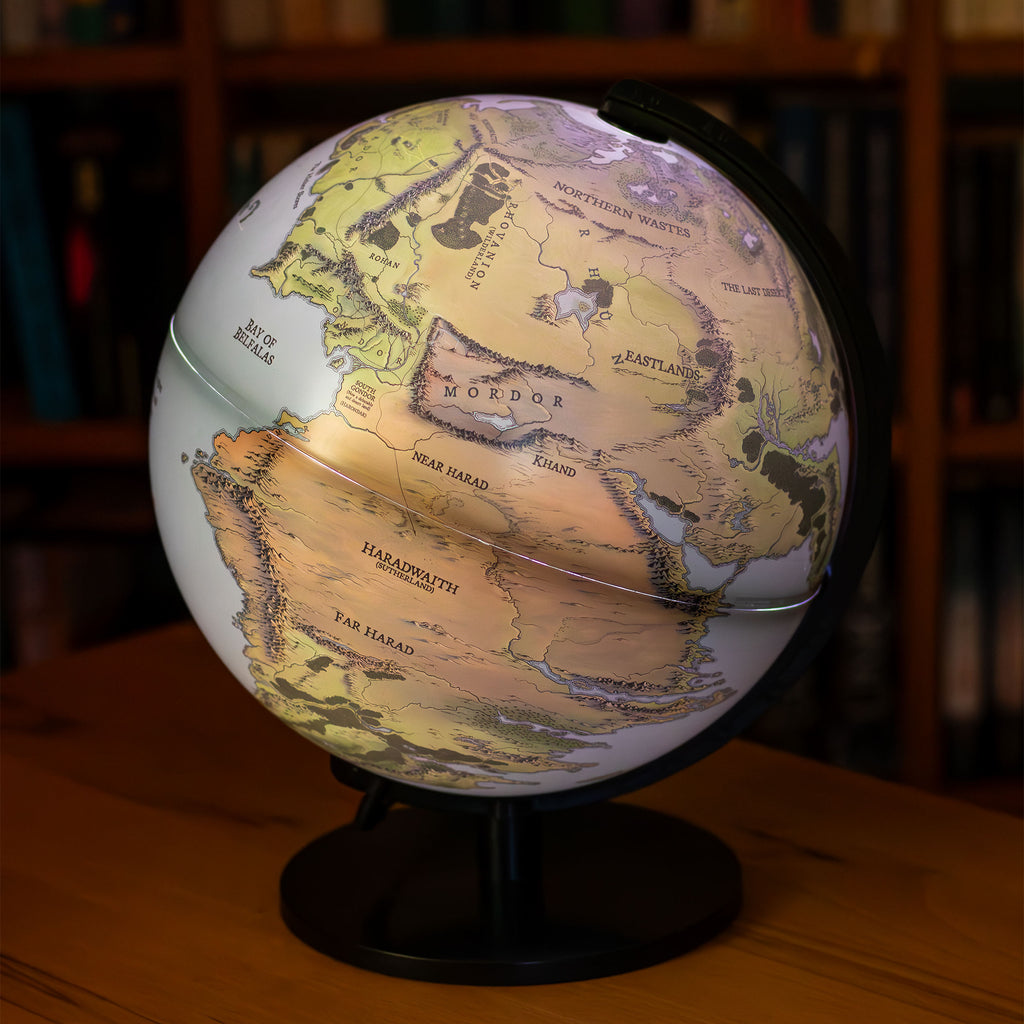 Produktbild Der Herr der Ringe - Mittelerde Globus Terra mit Licht 26cm