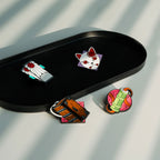 Produktbild Demon Slayer - Symbol Pin 4er Set
