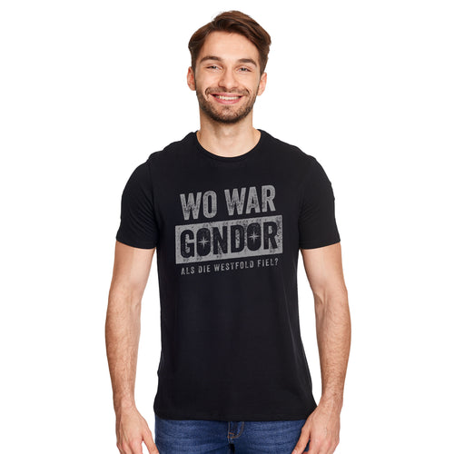 Produktbild Wo war T-Shirt für Der Herr der Ringe Fans schwarz