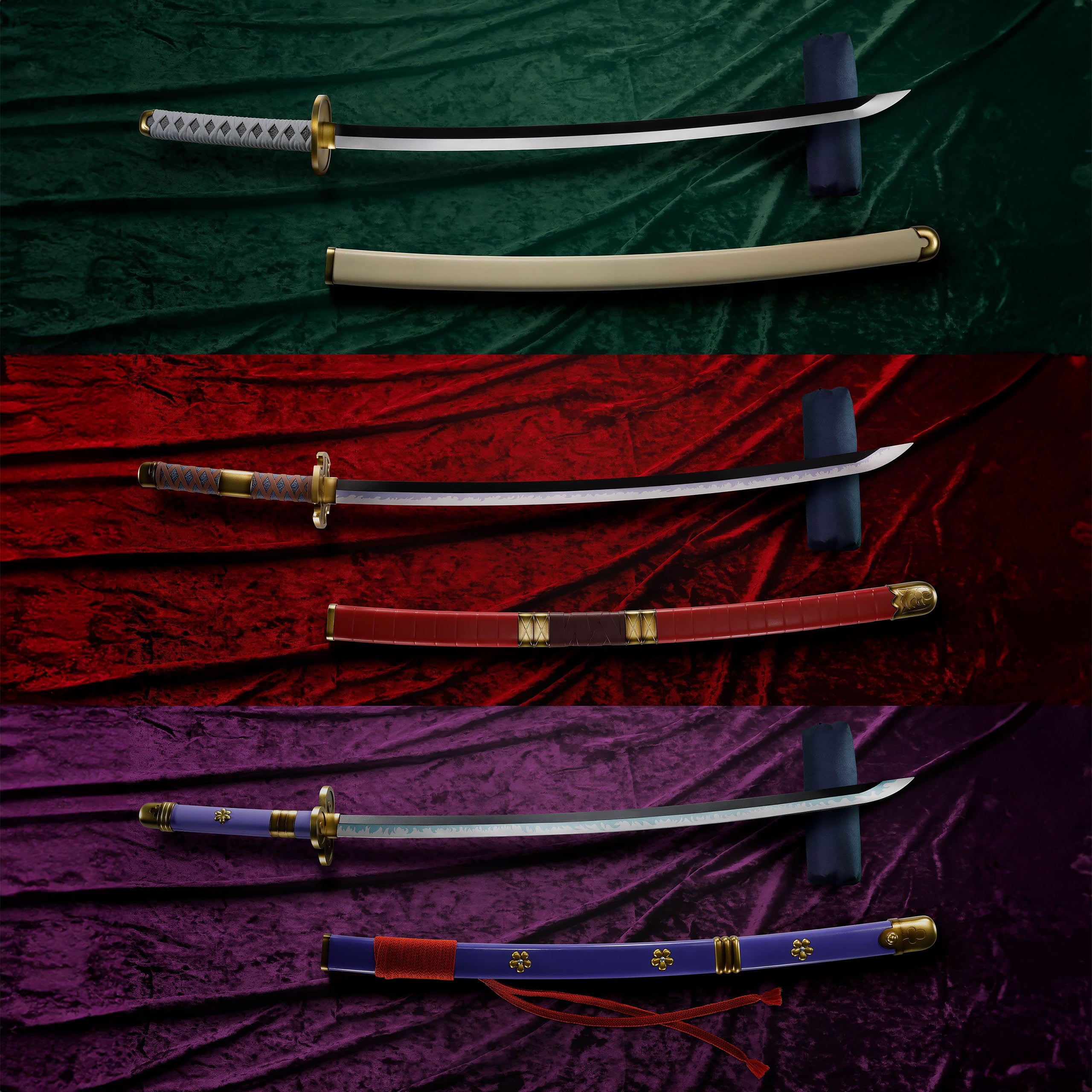 Produktbild One Piece - Roronoa Zoro Schwerter Repliken 3er Set