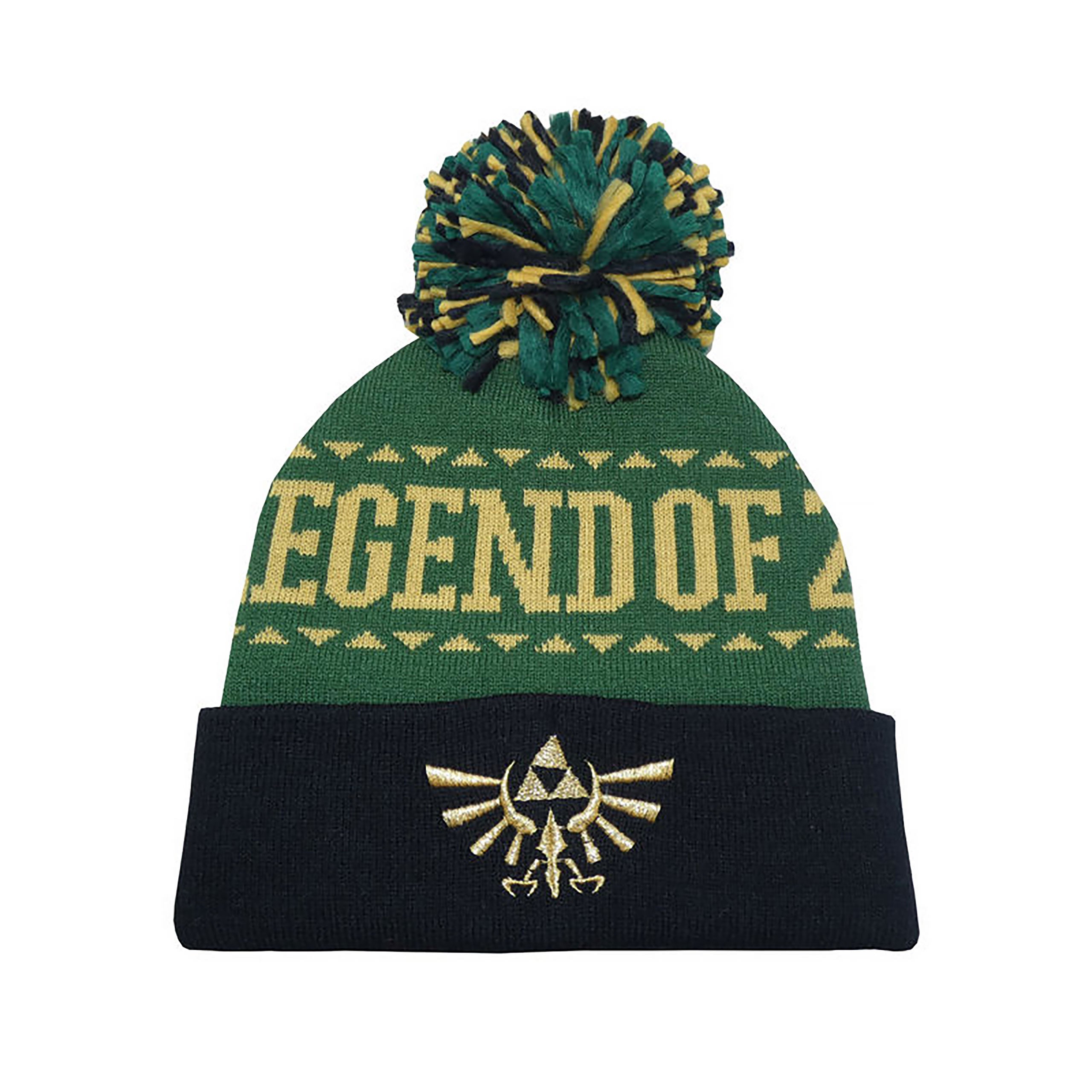 Produktbild Zelda - Logo Mütze mit Bommel