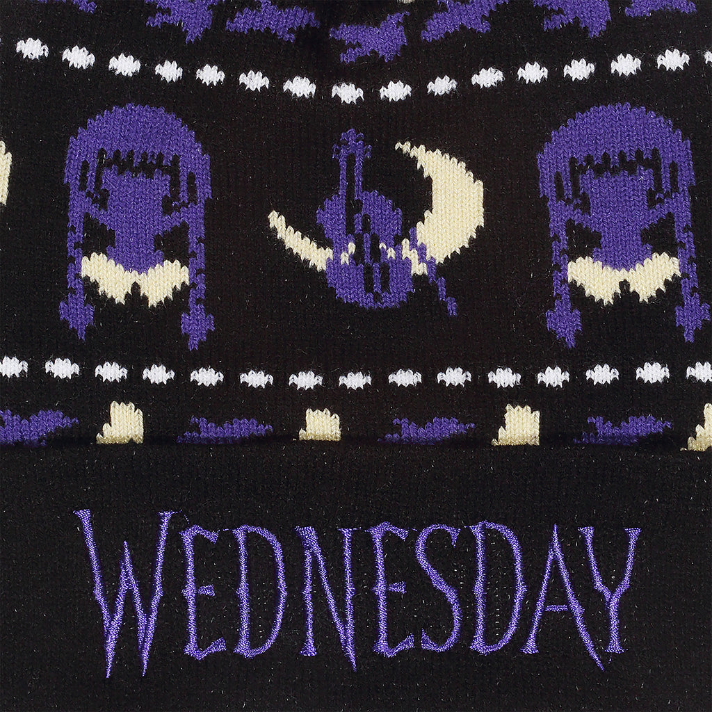 Produktbild Wednesday - Midnight Mütze mit Bommel